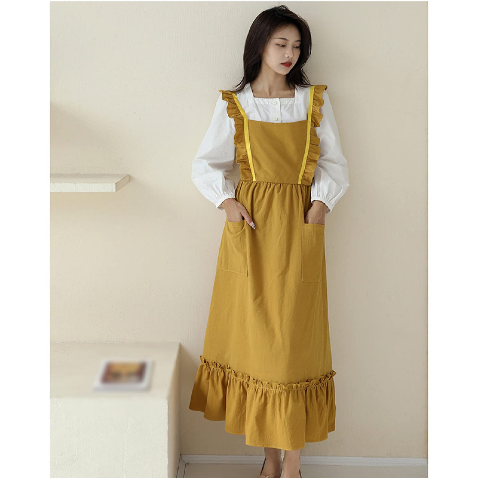 可愛い エプロン値下げ Amazon｜JCHJ エプロン 女性用 かわいいエプロン おしゃれエプロン